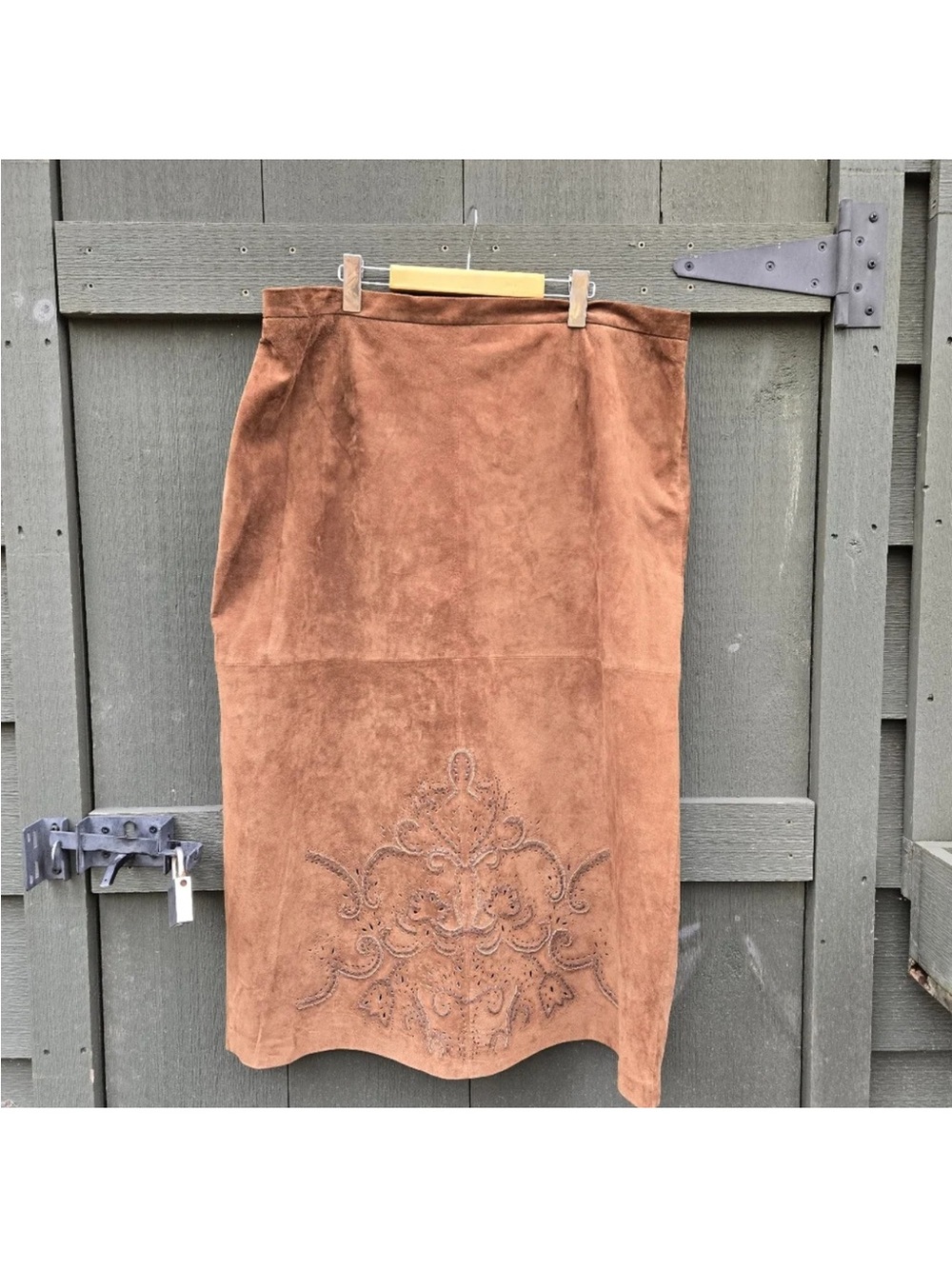 Vintage Suede Skirt